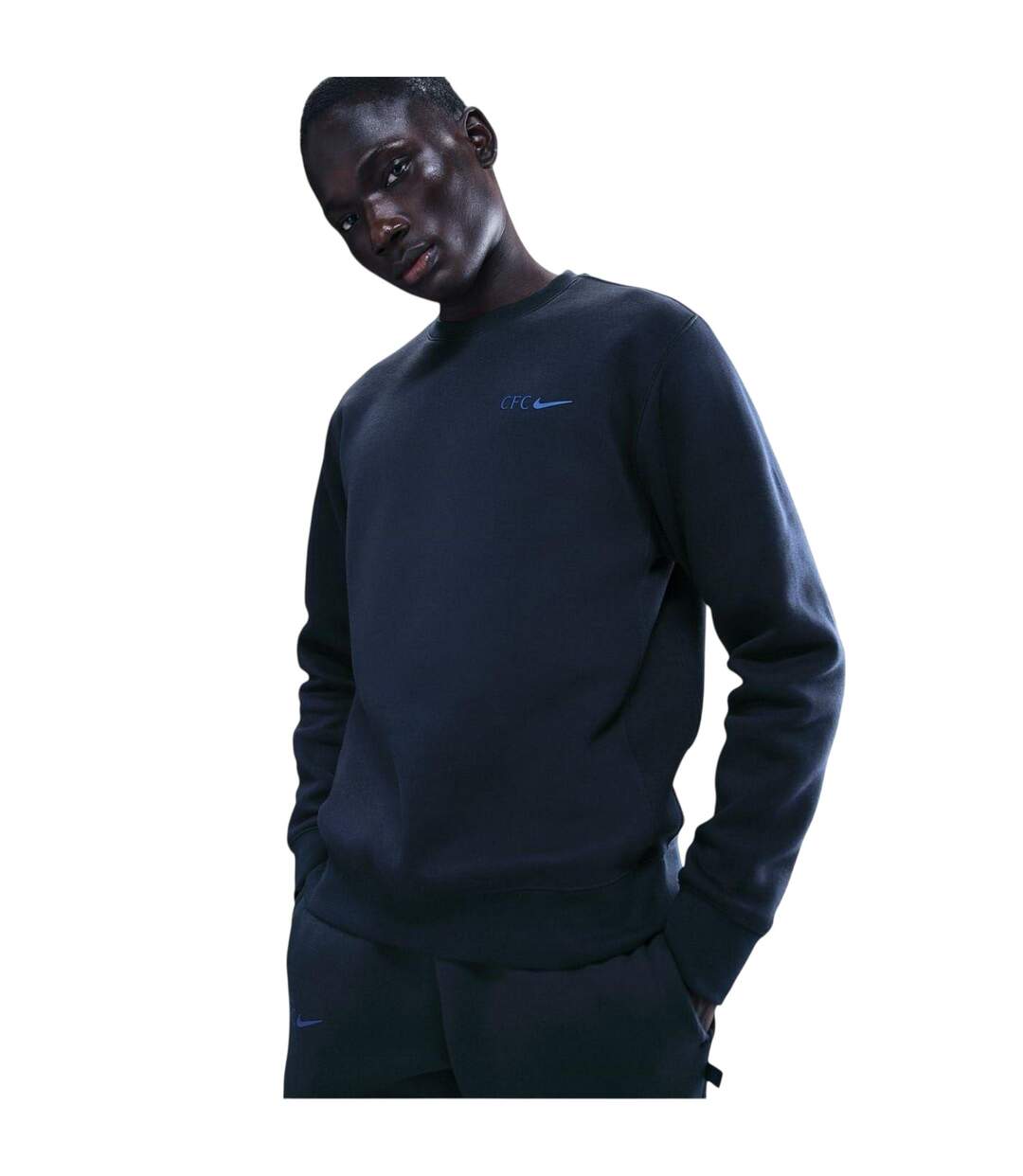 Pull Motif/style Chelsea Club Homme Bleu Nike-4