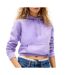Sweat à capuche violet femme tommy hilfiger flag - m-1