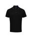 Polo Coolchecker Homme Noir Violet Premier-1