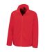 Mens fleece jacket red Result Core