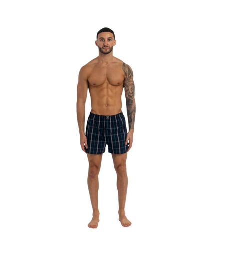 Pack of 6  Mens hexster checked woven boxer shorts  multicoloured Kandor