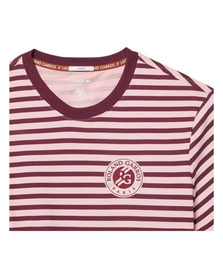 T-shirt Tennis Roland Garros Edition Adulte Rose Lacoste