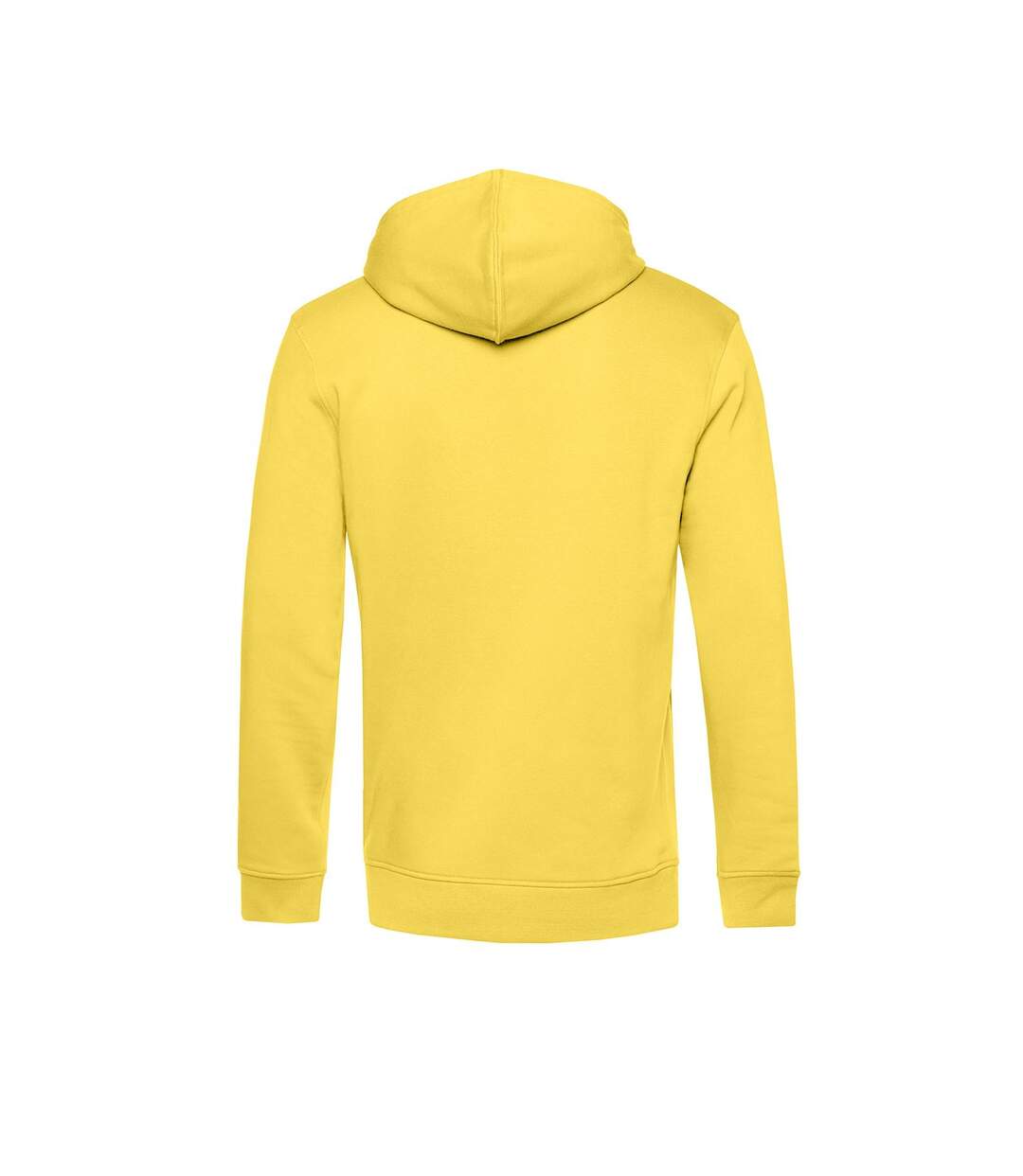 Pull À Capuche Biologique Pour Hommes Jaune Vif B&C-2