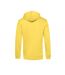 Pull À Capuche Biologique Pour Hommes Jaune Vif B&C-2