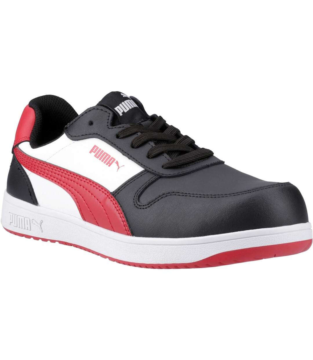 Baskets de sécurité frontcourt homme noir / blanc / rouge Puma Safety-1