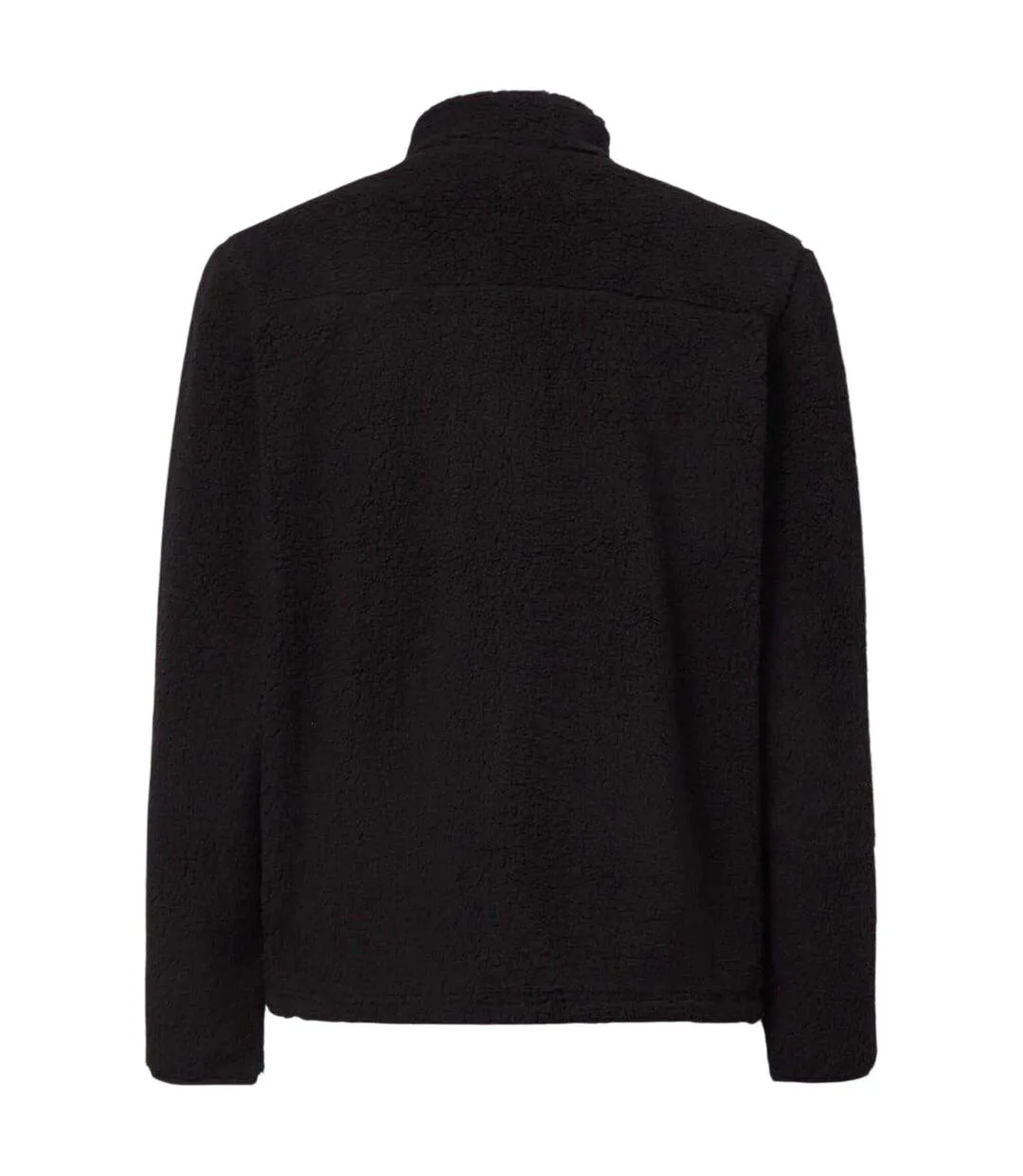 Mens Sherpa Fleece Jacket Black Oakley-3