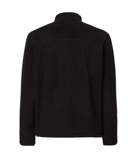 Mens Sherpa Fleece Jacket Black Oakley