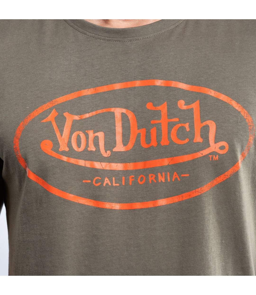 T-shirt col rond en coton homme Logo Vondutch