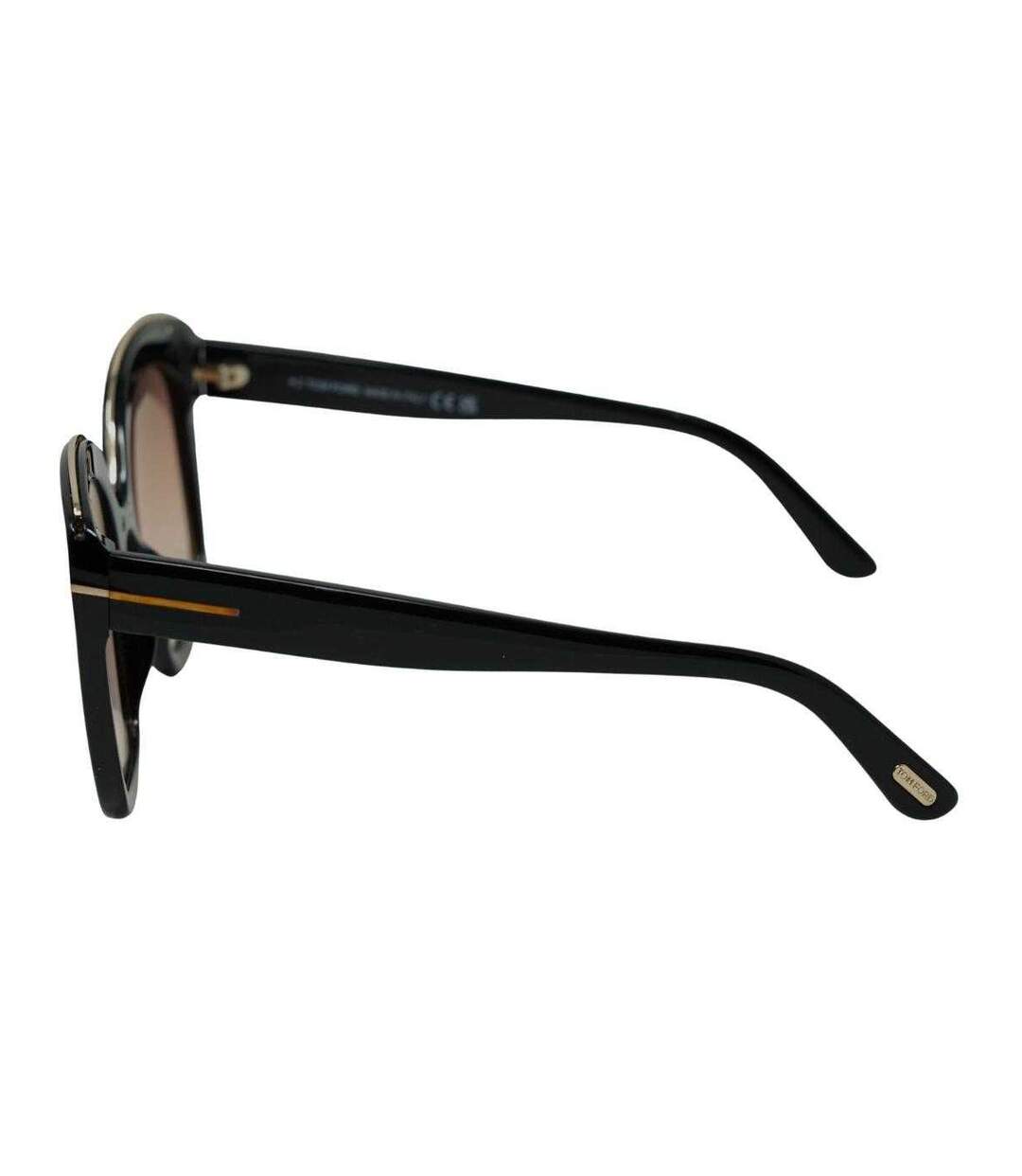 Lunettes De Soleil Motif/style Miroir Chantalle Femme Taille Unique Noir Marron Tom Ford-2