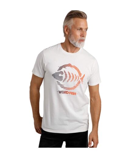 T-shirt velocity homme écru Weird Fish