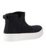 Womens/ladies Verona Suede Mid Cut Ankle Boots Black Toms-2