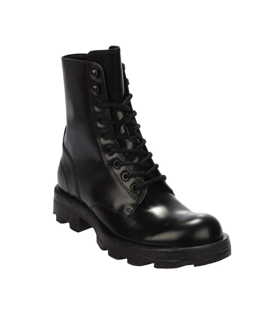 Bottines De Combat Hammer Femme Noir Diesel-1
