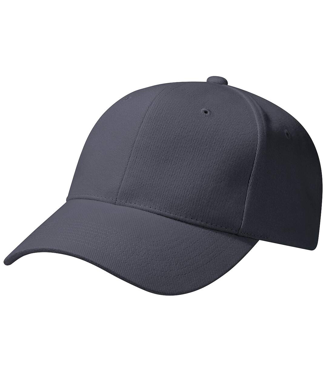 Casquette de baseball 100% coton épais adulte unisexe gris graphite Beechfield-1