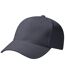 Beechfield Unisex Pro-Style Heavy Brushed Cotton Baseball Cap / Headwear (Pack of 2) (Graphite Grey)