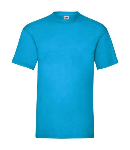 Mens valueweight t-shirt azure Fruit of the Loom