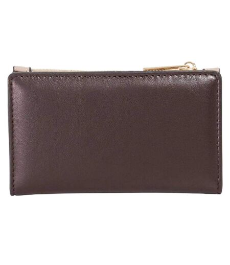 Womens/ladies Kennero Colour Block Wallet One Size Dark Brown Print Dune London