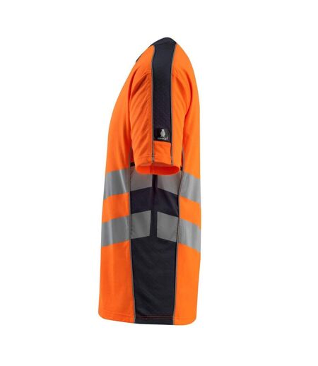 T-shirt Safe Supreme Sandwell Homme Orange Fluo Bleu Marine Foncé Mascot