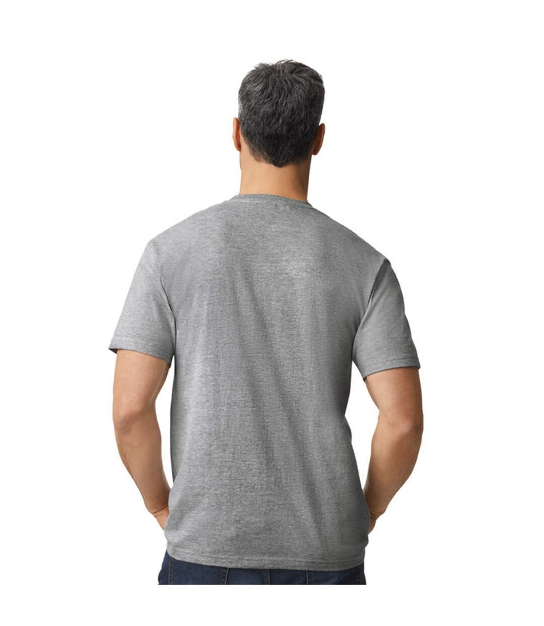 T-shirt Softstyle Adulte Gris Chiné Gildan-2
