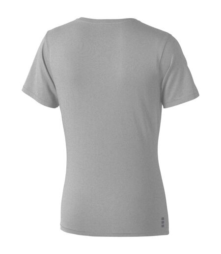 Elevate Womens/Ladies Nanaimo Short Sleeve T-Shirt (Grey Melange)