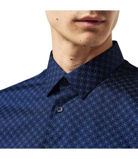 Chemise Habillée Motif/style Géométrique Homme Bleu Marine Ted Baker