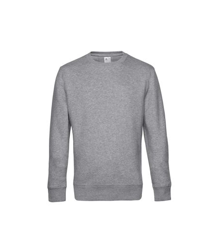 B&C Mens King Crew Neck Sweater (Heather Gray) - UTBC4689