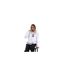 Womens/ladies Reggy Relaxed Fit Hoodie White Diesel-1