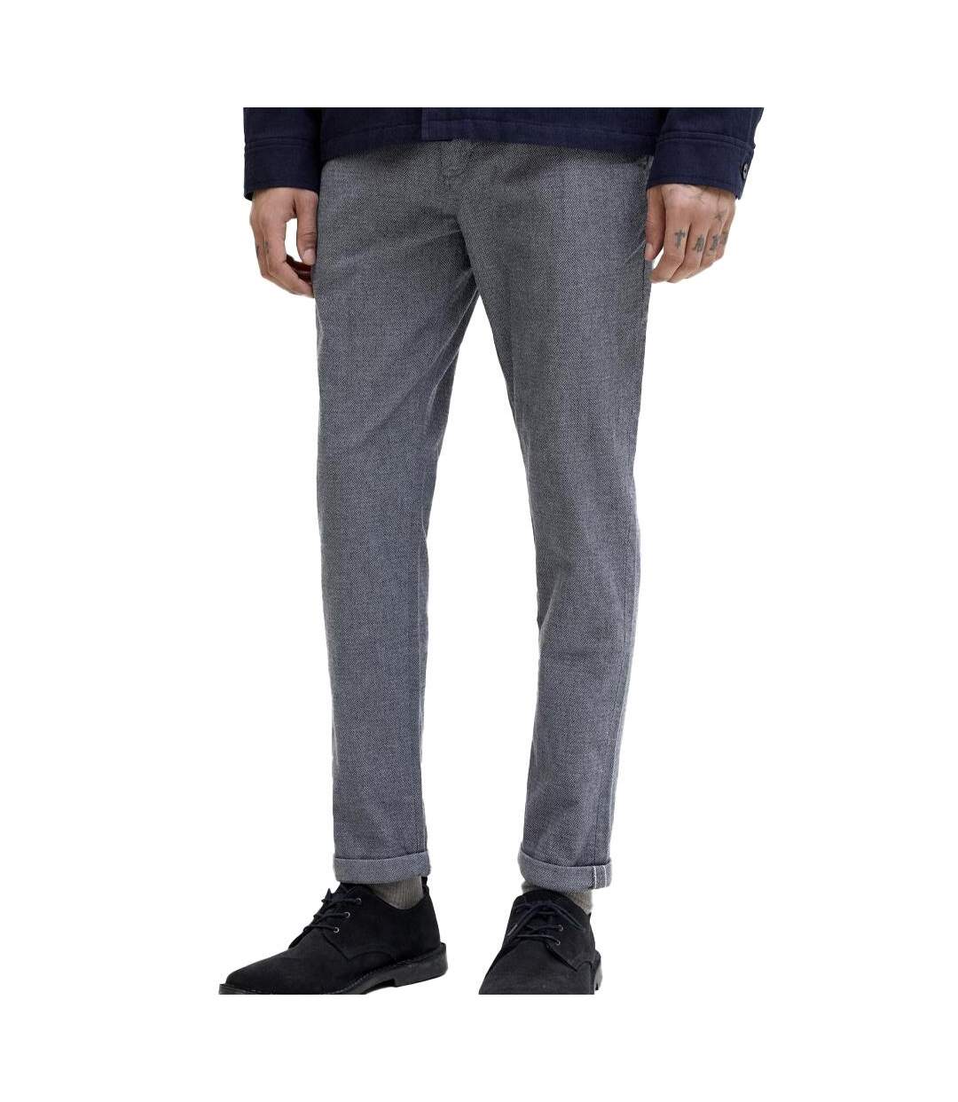 Pantalon slim gris homme jack & jones marco-1