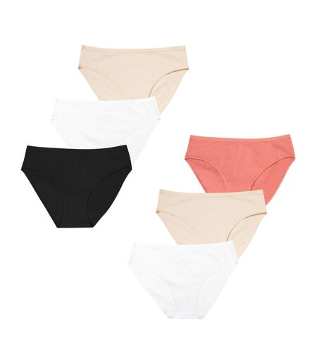 Lot de 6 slips femme Ecopack basic Athena