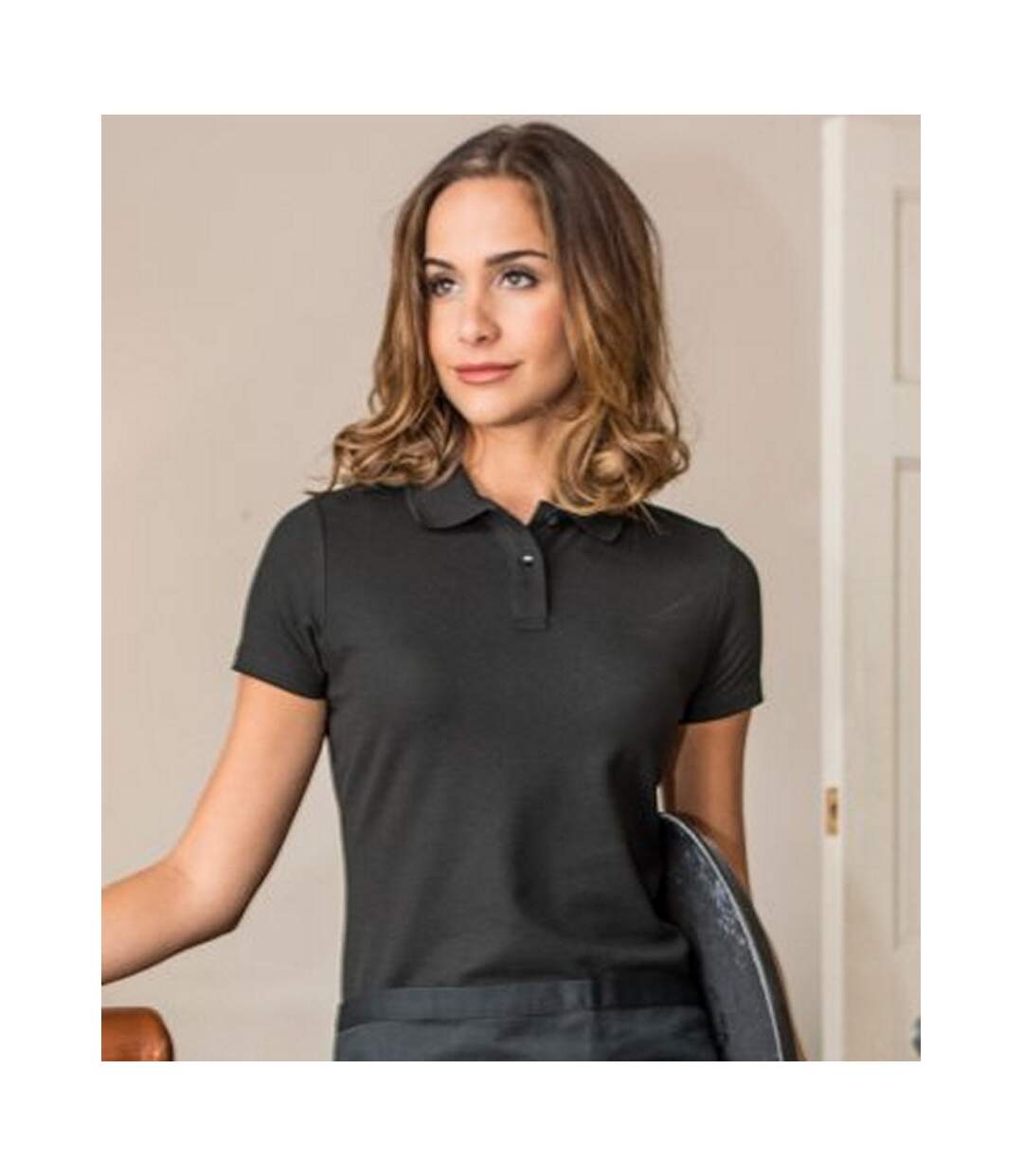 Polo pro femme anthracite PRO RTX