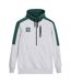Mens Terrace Half Zip Hoodie Fir Ice Marl Umbro-2