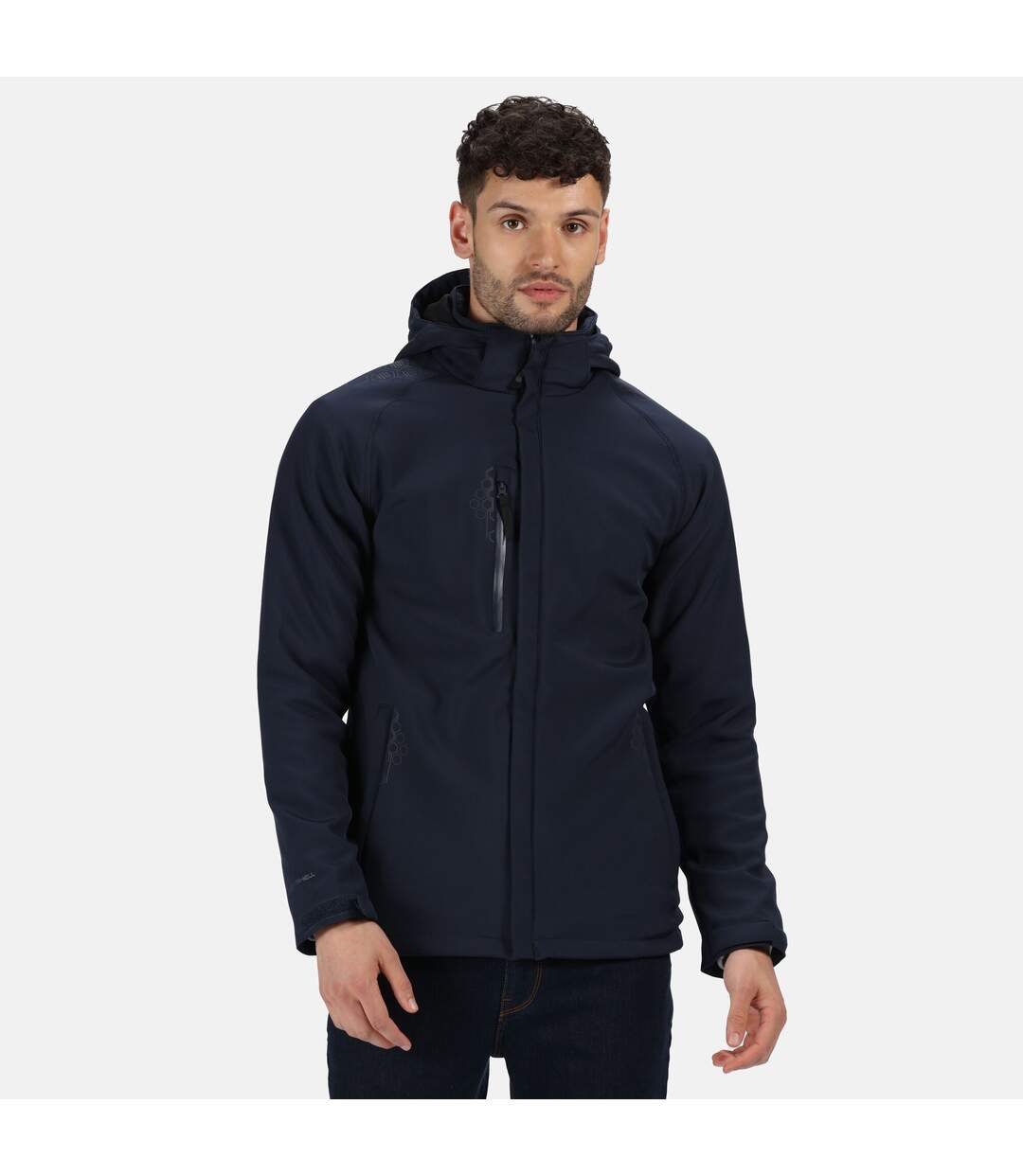 Veste softshell repeller homme bleu marine Regatta-4