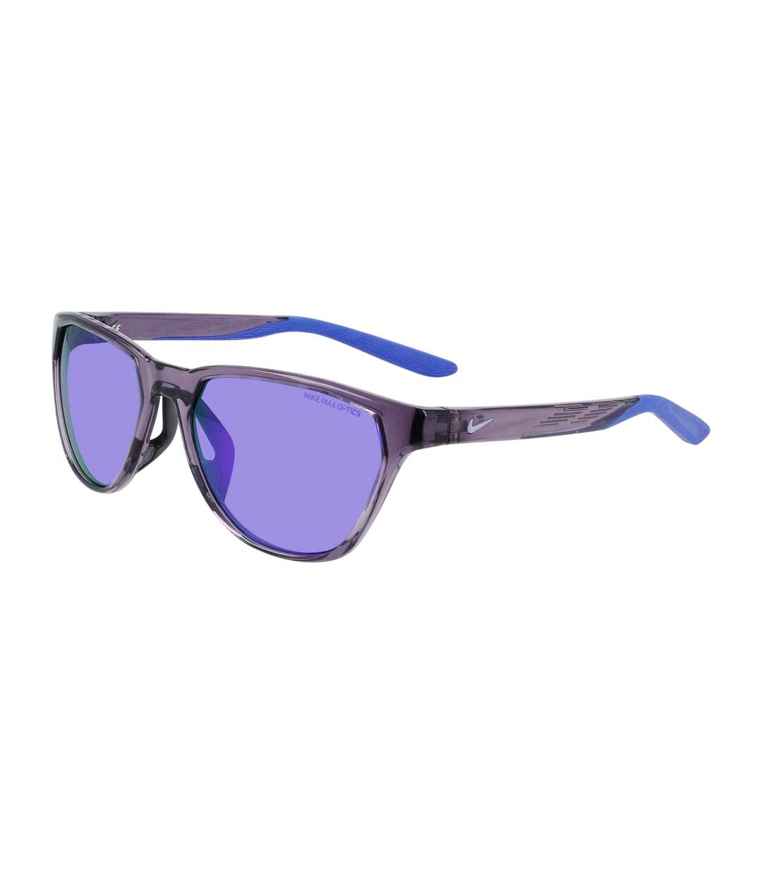 Lunettes De Soleil Motif/style Monture Carrée Maverick Rise Homme Taille Unique Violet Gris Rose Violet Nike-1