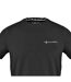 Mens Logo Crew Neck Regular T-shirt Black Aquascutum-3