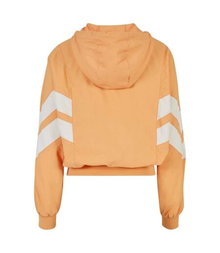 Veste Manches Chauve-souris Femme Orange Pâle Sable Blanc Urban Classics