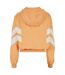 Veste Manches Chauve-souris Femme Orange Pâle Sable Blanc Urban Classics-2