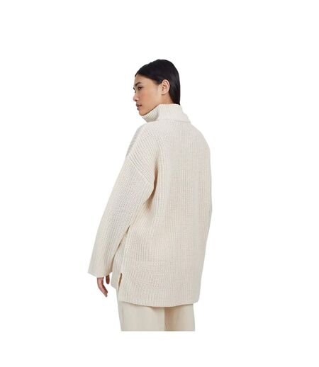 Pull Motif/style Pêcheur Femme Beige Gris Brave Soul