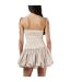 Robe Courte Ultra Femme Blanc AmyLynn-4