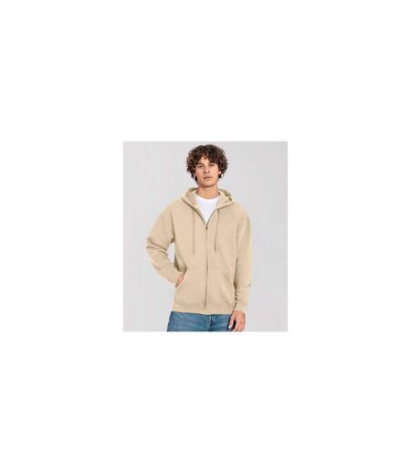 Veste De Survêtement Unie À Capuche Iconic Premium Homme Beige Fruit Of The Loom