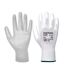 Pu palm coated gloves a120 / workwear m white Portwest