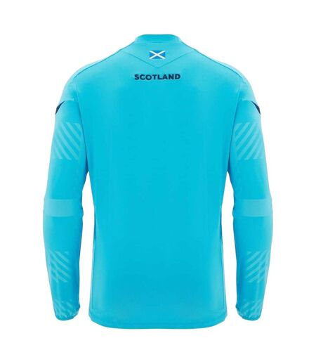 Mens 2025/26 Scotland Ru Sweatshirt Navy Sky Macron