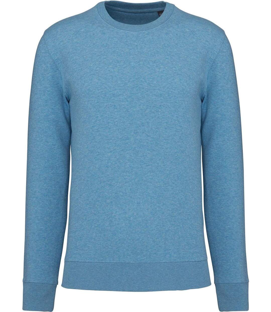 Sweat col rond écoresponsable - Mixte - K4025 - bleu cloudy heather