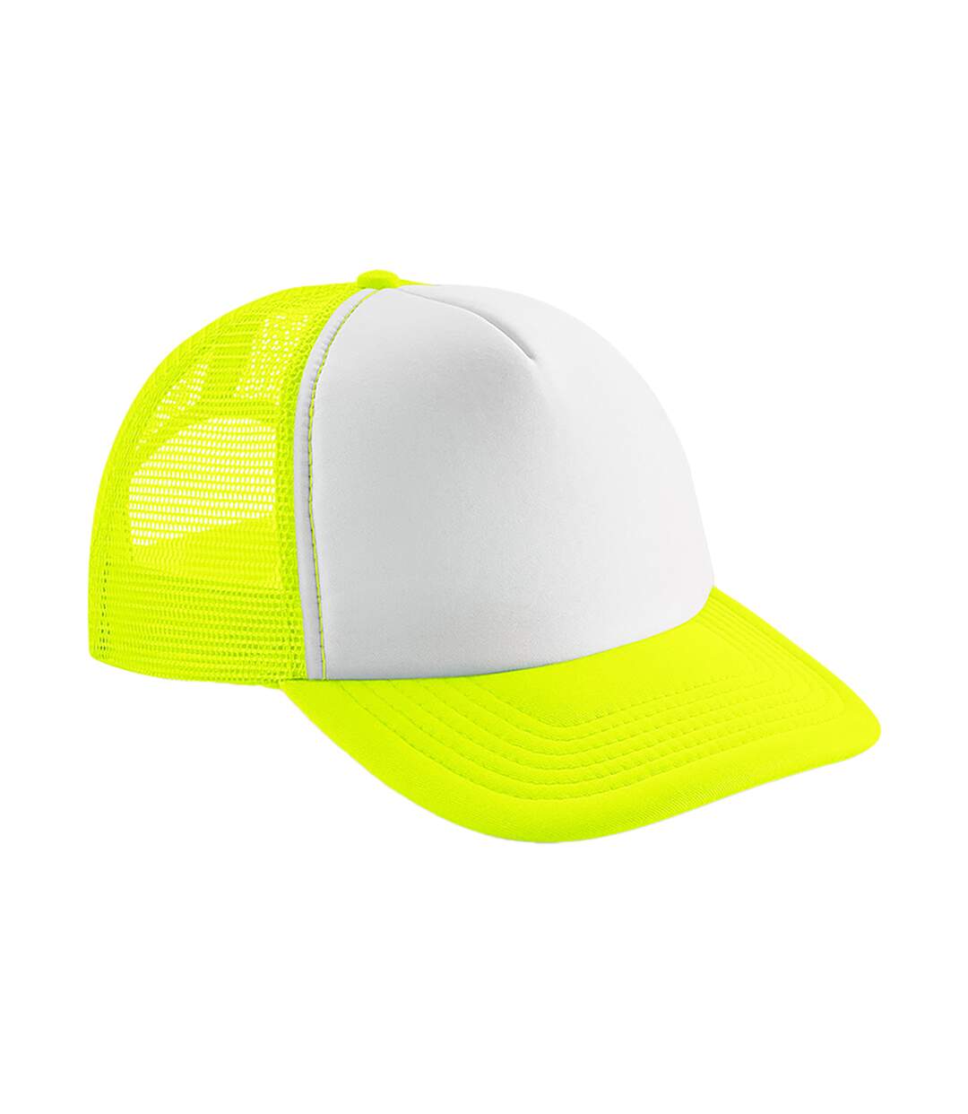 Casquette unisexe jaune fluo Beechfield-1