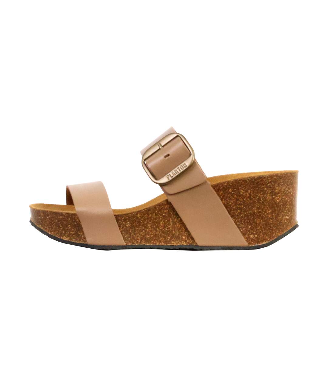 Mules Compensée Cuir Plakton So Rock-1