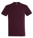 T-shirt manches courtes - Mixte - 11500 - rouge bordeaux