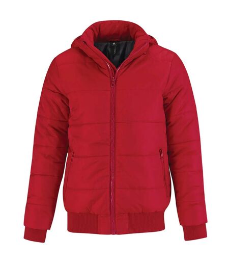 Veste Superhood Homme Rouge Noir B&C