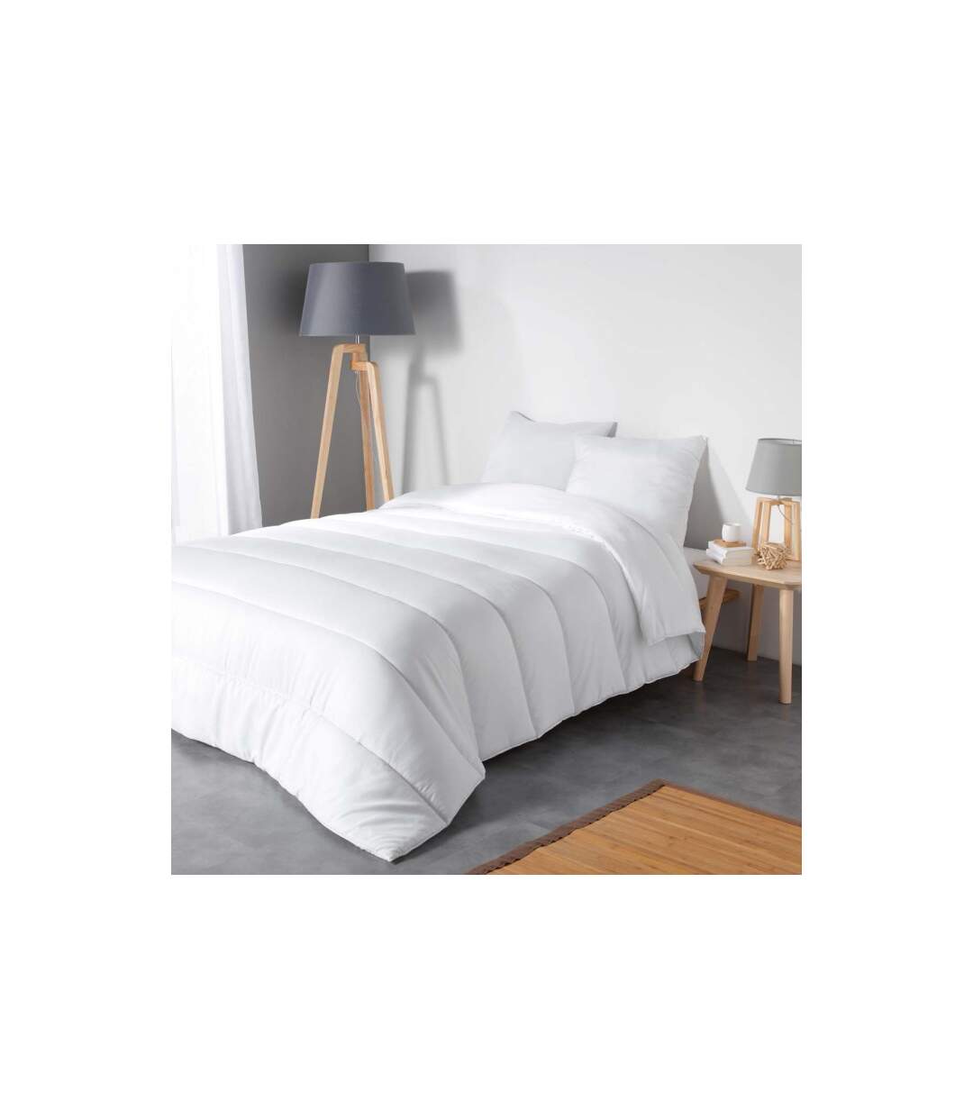 Oreiller en Polyester Anti Acarien 50x70cm Blanc