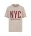 Womens/ladies Newyork Graphic Print T-shirt Summer Sand Blank Essentials-1