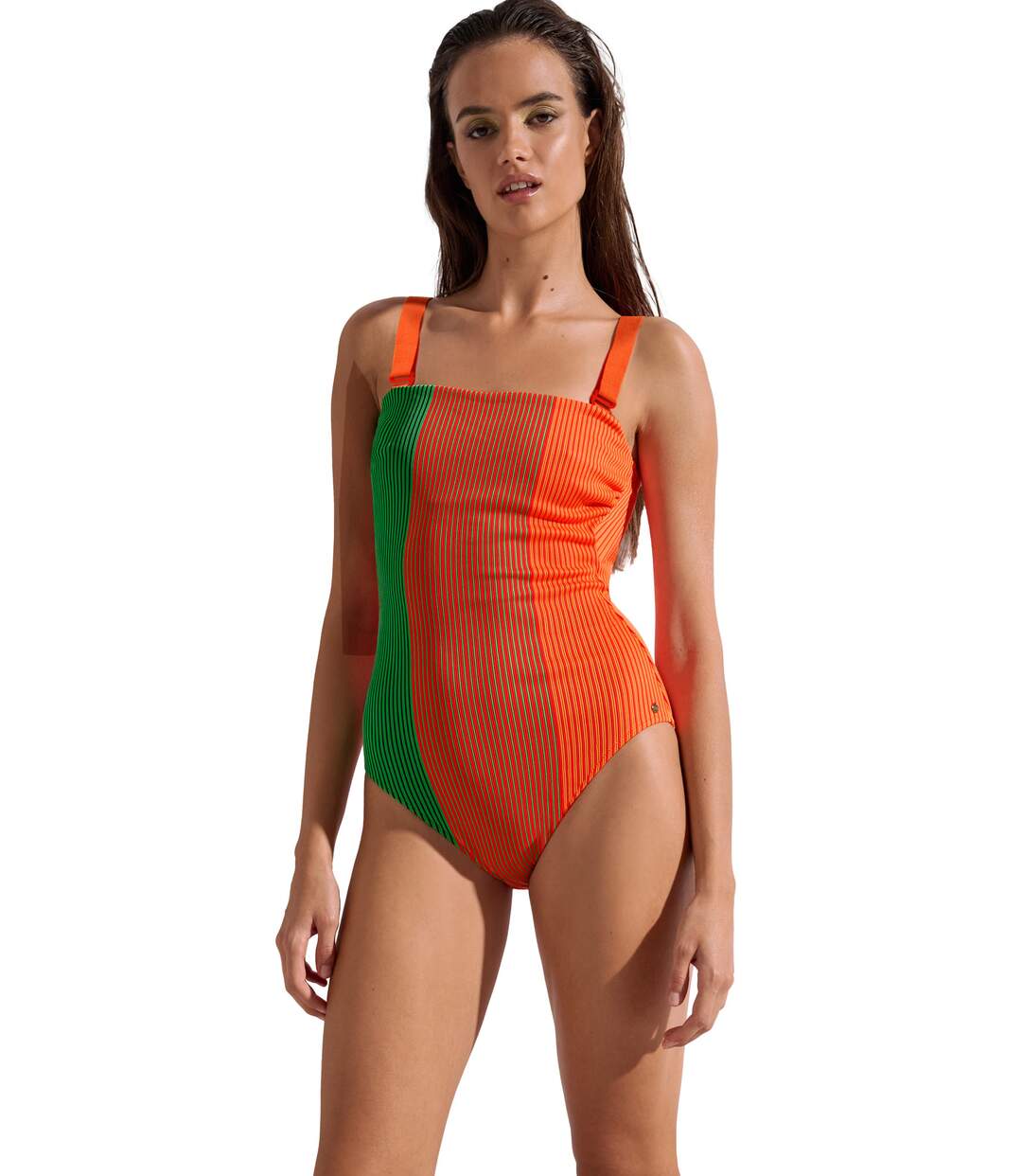 Maillot de bain une pièce bustier sans armatures Malawi Lisca-1