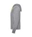 Veste De Survêtement Fuji Adulte Gris Chiné Jaune Fluo Roly-3