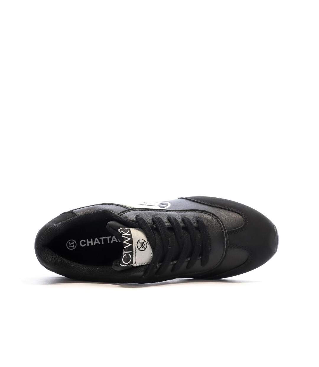 Baskets noir/blanc femme chattawakandria-4